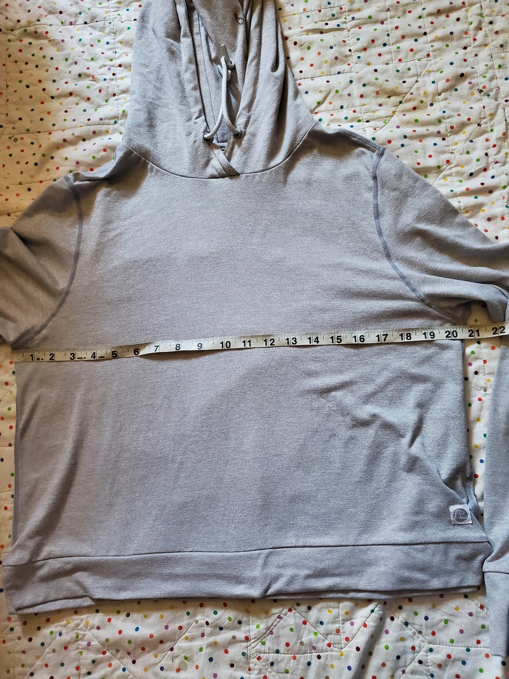 Rhoback Light Gray Women' s Pullover Hoodie - Picture 6 of 7